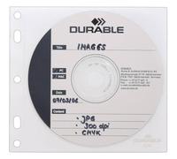 Durable Cover File Sachet de 10 Pochettes de classement 2 CD/DVD
