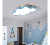 Durable Creative Cloud LED Plafonnier Ultra-Mince Chambre d'enfant Princesse Chambre Décoration Chambre Étude Lustre pour 10-15 mètres carrés Gris Confortable, Couleur: Rose (Color : Blue)