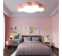 Durable Creative Cloud LED Plafonnier Ultra-Mince Chambre d'enfant Princesse Chambre Décoration Chambre Étude Lustre pour 10-15 mètres carrés Gris Confortable, Couleur: Rose (Color : Pink)