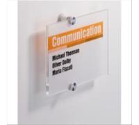 Durable Crystal Sign, 5.875 X 5.875 Inches, Clear (Dbl482219)