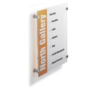 Durable Crystal Sign A3 Transparent