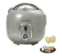 Durable Cuiseur de Riz, 0.8L Petit Cuiseur à riz Convient Pour 1 à 3 Personnes,Automatique, Maintien au chaud, Sans surveillance, Cuve antiadhésive, Nettoyage facile, Panier vapeur