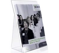 DURABLE Distributeur de prospectus A4 portrait, Transparent, 859419