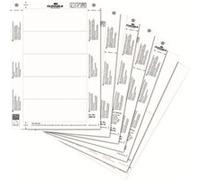 DURABLE DOOR SIGN - Blanc - 52.5 x 149 mm 50 étiquette(s) (10 feuille(s) x 5) étiquettes - pour P/N: 4800-23 Blanc G