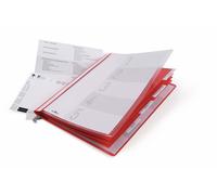 DURABLE Dossier pour gestion du personnel avec rail de suspension A4, Rouge, 255503