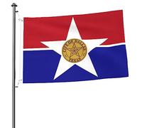durable Drapeau en polyester Drapeau de Dallas décoratif Bannière décorative 3x5 Ft pour Décoration extérieure,patio,événements