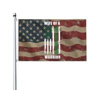 durable Drapeau en polyester Épouse d'un membre de l'équipe de sensibilisation au cancer du foie Coloré Drapeau résistant aux intempéries 3x5 Ft pour événements,Décoration intérieure