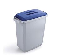 DURABLE Durabin VEH2012027 Poubelle avec couvercle Gris 60 l
