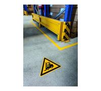Durable DURABLE Autocollant d’avertissement Avertissement engins de manutention 430 x 430 mm Quantité:1