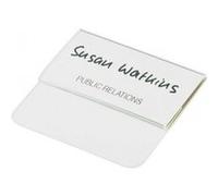 durable durable badge, avec languette, 75 x 40 mm noir Noir G