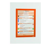 Durable DURABLE Cadre d’information DURAFRAME® A4 2 pièces orange Quantité:2