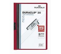 Durable Duraclip 30 Chemise de présentation à clip Bordeaux