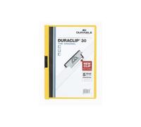 Durable duraclip 30 chemise de présentation à clip jaune 2200 04