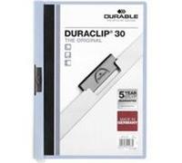 Durable Duraclip 30 protège documents PVC Bleu clair, Transparent Bleu G