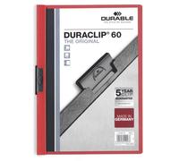 Durable DURAClip 60 A4 Clip Folder Holds Up to 60 Sheets of A4 Paper Robust