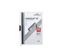 Durable duraclip 60 chemise de présentation à clip blanc 2209 02