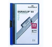 Durable Duraclip 60 Chemise de présentation à clip Bleu foncé