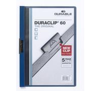 Durable Dossier relié DURACLIP 60 - 2209 220907 DIN A4 bleu foncé