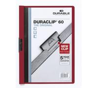 Durable Duraclip 60 Chemise de présentation à clip Bordeaux