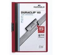 Durable duraclip 60 chemise de présentation à clip bordeaux 220931 G