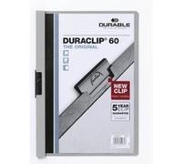 Durable duraclip 60 chemise de présentation à clip gris 2209-10 G