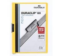 Durable duraclip 60 chemise de présentation à clip jaune 2209 04 G