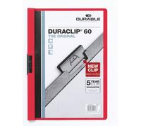 Durable Duraclip 60 Chemise de présentation à clip Rouge