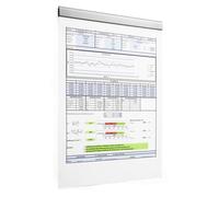 Durable Durafix Rail 210 Mm Porte-Document Argent