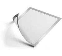 Durable Duraframe Magnetic Cadre d'Affichage Aimanté, A4, 5 pièces, noir | Fixation magnétique pour surfaces métalliques, format portrait ou paysage, protection contre poussière