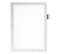 DURABLE Pochette cadre d'affichage Duraframe A4 dos magnétique argent métallisé Sachet de 1