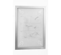 Durable Duraframe Wallpaper A4 Support De Panneau Argent