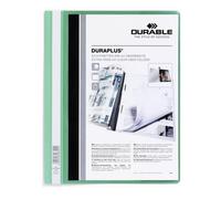 Durable Duraplus Protège Documents Vert Et Transparent