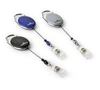 enrouleur style avec lanière bouton gris x 10