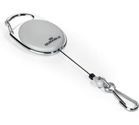 Durable 832710 Style Enrouleur Yoyo Longueur 80 cm Attache Ceinture avec Mousqueton Universel Boîtier Gris Sachet de 1