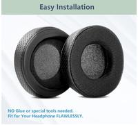 Durable et Respirant Coussinets de Remplacement Compatible avec Oneodio Studio PRO-50 PRO-30 PRO-10 Headphones Coussinets d'oreille (Cuir perforé/Tissu Durable et Mousse à mémoire de Forme)