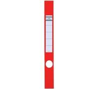 Durable 809103 Sachet de 10 Porte-Étiquettes Adhésifs pour Classeurs Ordofix 40 mm Rouge