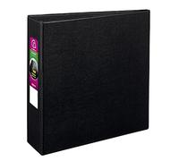 Durable EZ-Turn Ring Reference Binder, 11 x 8-1/2, 3" Capacity, Black