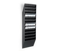 Durable Flexiboxx Présentoir Mural 12 A4 Paysage Noir