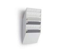 Durable Flexiboxx Présentoir Mural 6 A4 Paysage Blanc