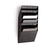 Durable Flexiboxx Présentoir Mural 6 A4 Paysage Noir