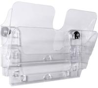 Durable Flexiplus 1709022060 Présentoir à prospectus mural noir Nombre de compartiments 2 1 pc(s)