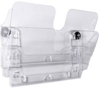 Durable Flexiplus 1709022400 Présentoir à prospectus mural translucide Nombre de compartiments 2 1 pc(s)