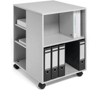 Durable durable desserte de bureau "74/59" ouvert, 6 étagères, gris noir G