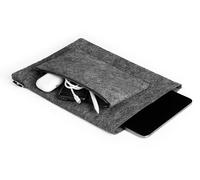 Durable Housse de Protection Multibag 13" Effect, Feutre Pet, 507058 | Pour tablettes et ordinateurs portables, légère et pratique, sac d'accessoires inclus