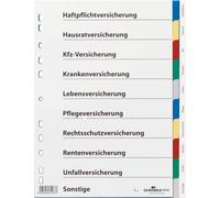 DURABLE Index A4 10 part. avec onglets de couleur PP, Multicolore, 674127
