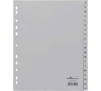 Durable kunststoff-register, a-z, a4, überbreit, 20-teilig 652010