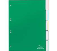 DURABLE Index A4 5 part. scellé avec une feuille de couverture, Vert, 622005