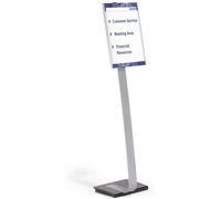 DURABLE Support de présentation Info Sign 481323 A3 – portrait et paysage – acrylique argent