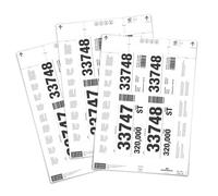 Durable Insert Labels 140/90 x 65 mm for Ticket Holders, 80 Labels on A4 Sheets,