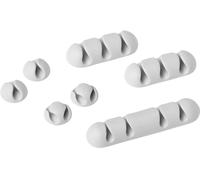 Durable Clips adhésifs pour câbles Cavoline Clip Mix 504110 – Assortiment 7 pièces Gris clair